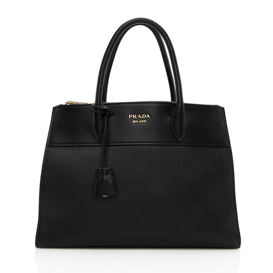 Prada Saffiano Paradigme Tote (SHF-14478)