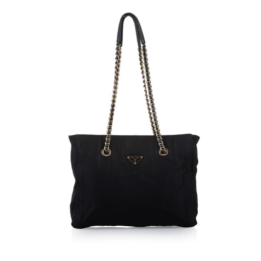 Prada Tessuto Chain Tote Bag (SHG-15800)