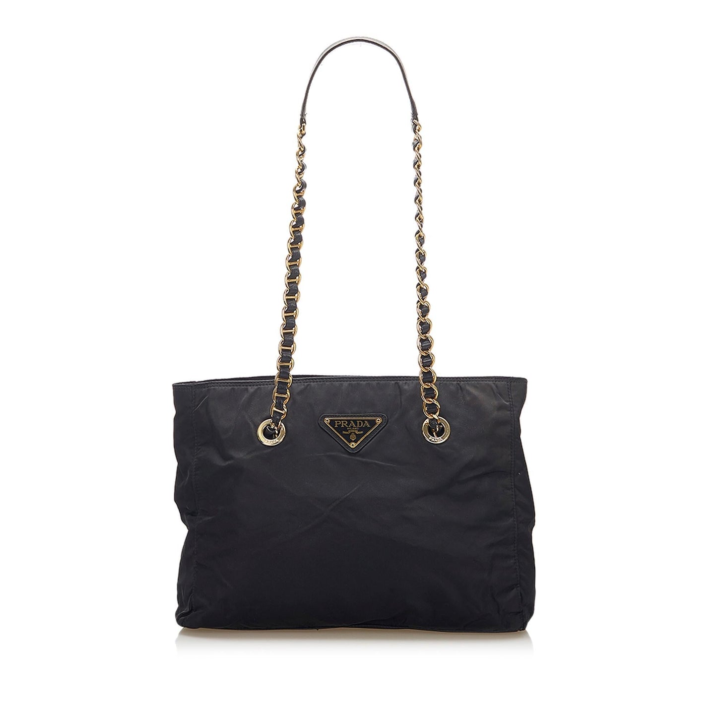 Prada Tessuto Chain Tote Bag (SHG-18302)