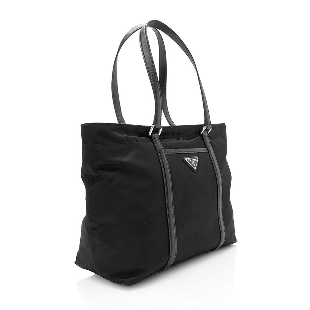 Prada Tessuto Front Pocket Tote (SHF-12239)