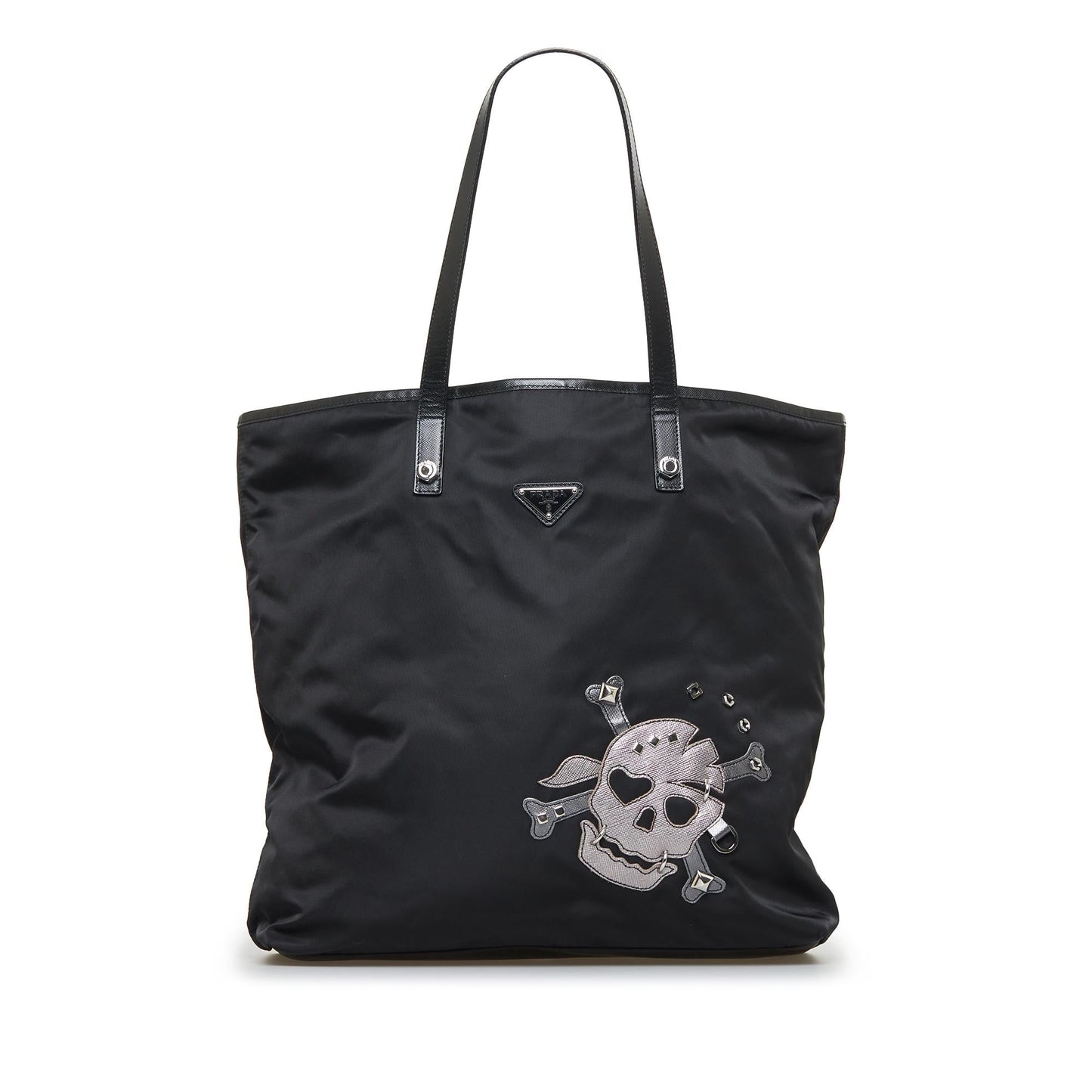 Prada Tessuto Skull Tote (SHG-2vz5gT)