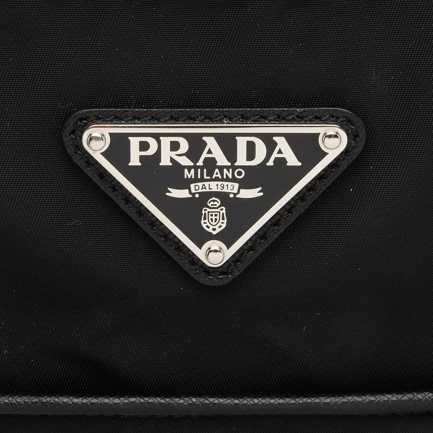 Prada Vela Front Pocket Large Shopper Tote (SHF-LgqwA0)