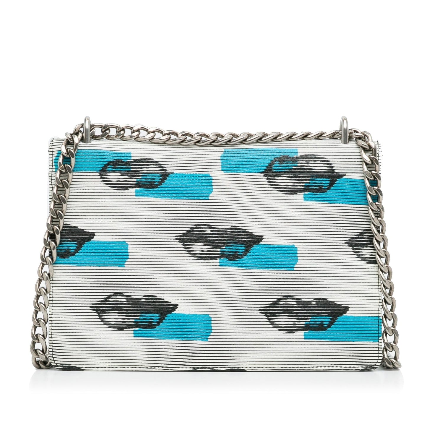 Prada Vitello Daino Lip Print Flap Bag (SHG-o50yHv)