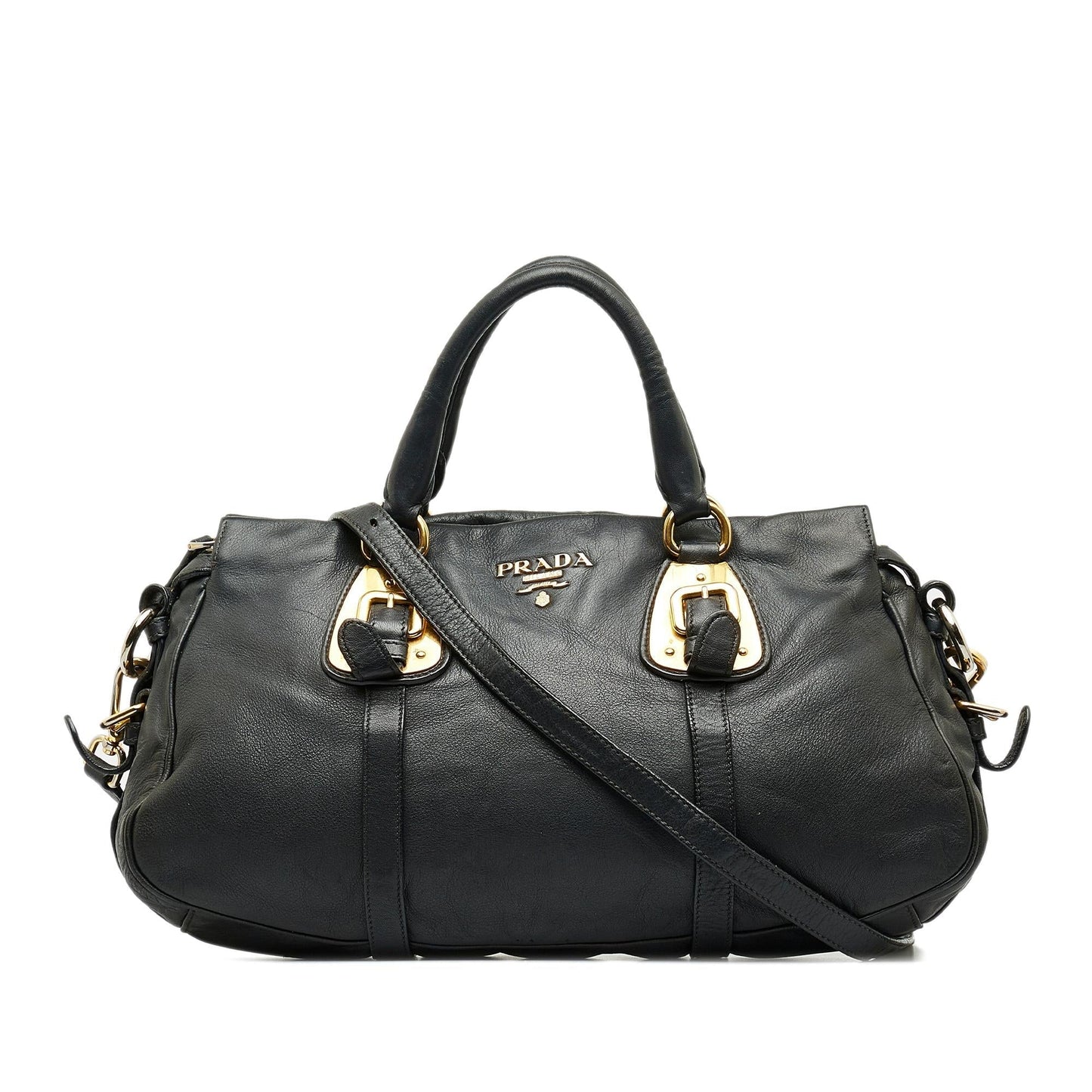 Prada Vitello Daino Satchel (SHG-DWxQmb)