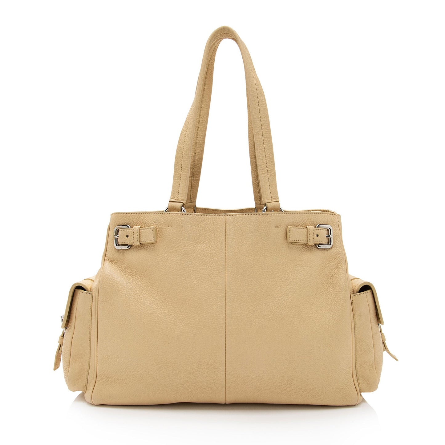 Prada Vitello Daino Side Pocket Tote (SHF-X1nyO5)