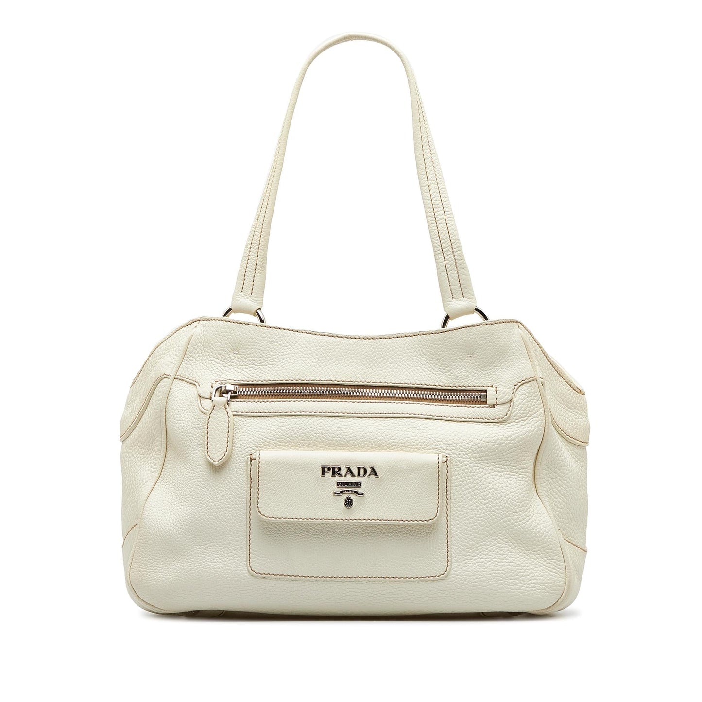 Prada Vitello Daino Tote Bag (SHG-sAWbdn)