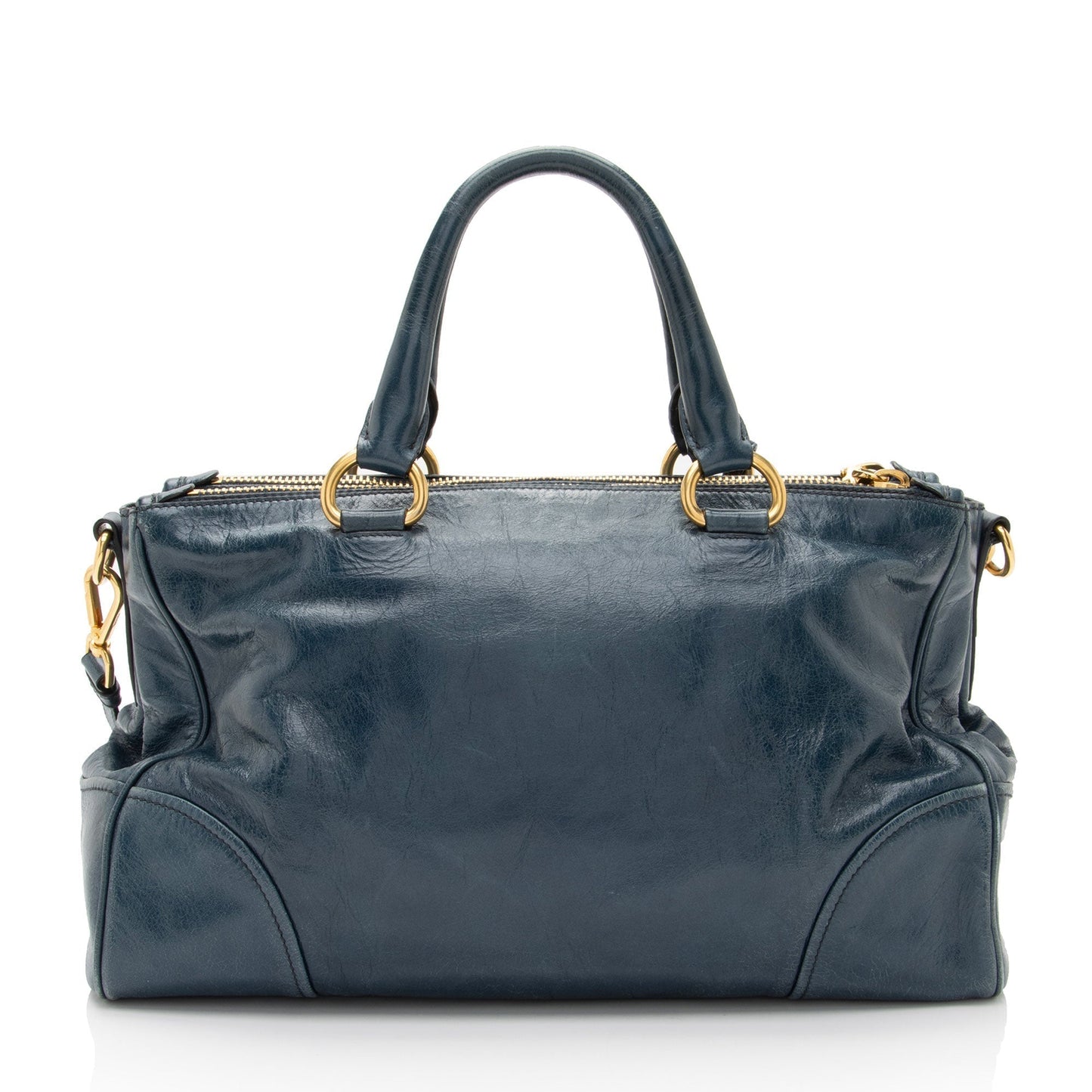 Prada Vitello Shine Satchel (SHF-UV9u3T)