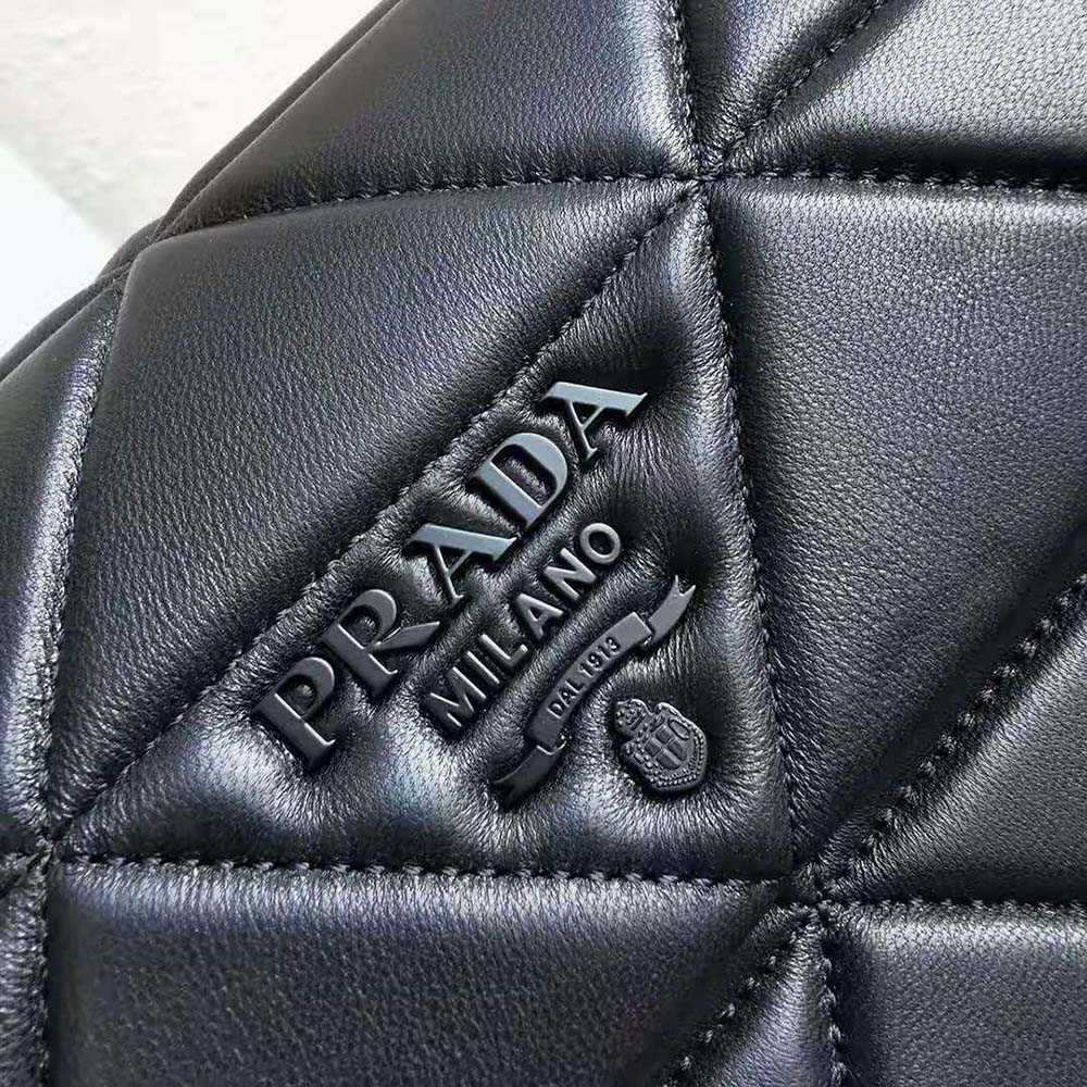 Prada Women Large Nappa Leather Prada Spectrum Bag-Black