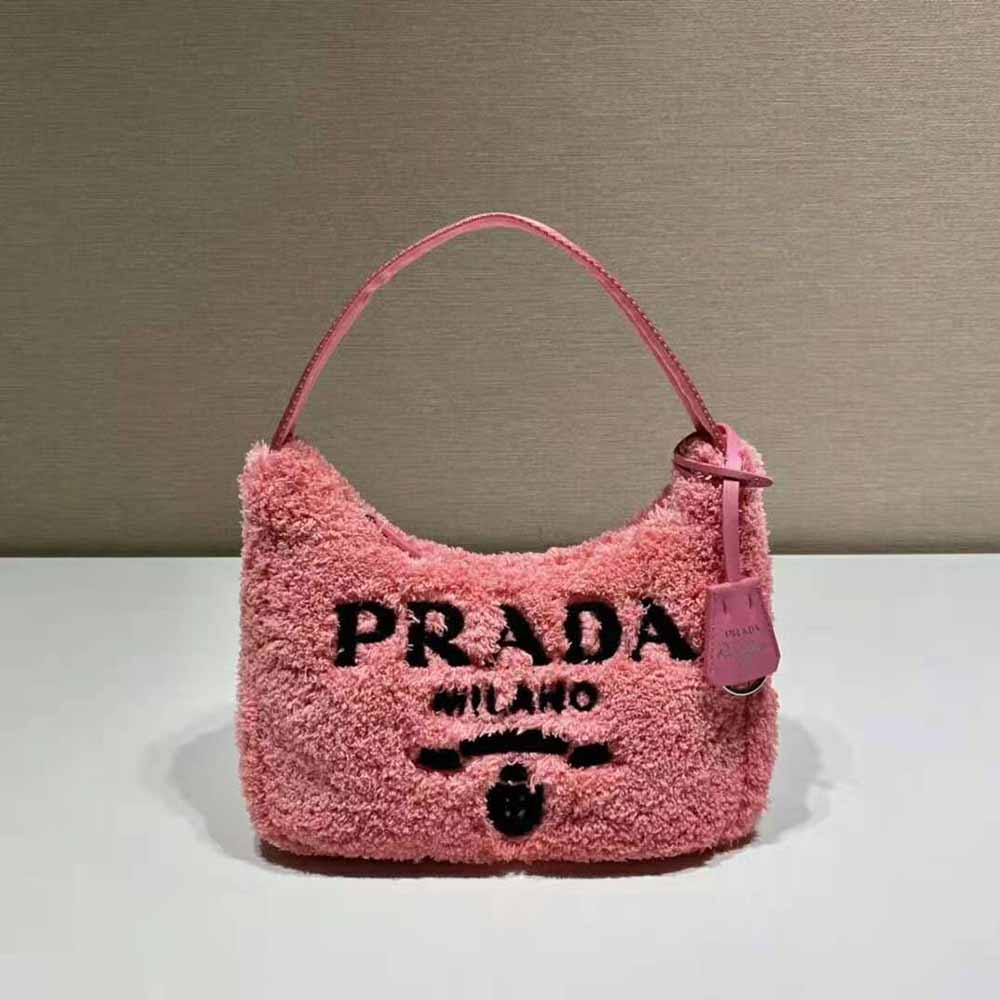 Prada Women Re-Edition 2000 Terry Mini-Bag-Pink