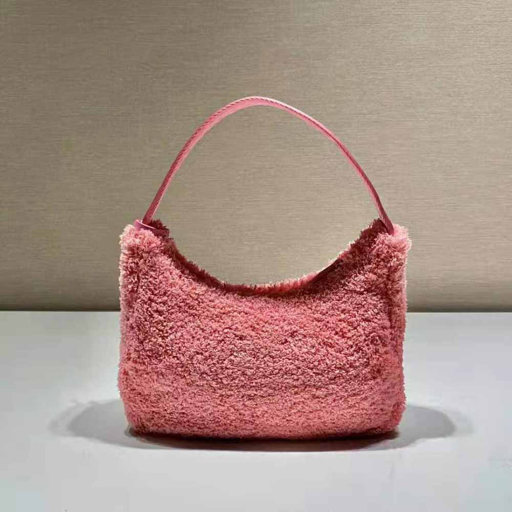 Prada Women Re-Edition 2000 Terry Mini-Bag-Pink