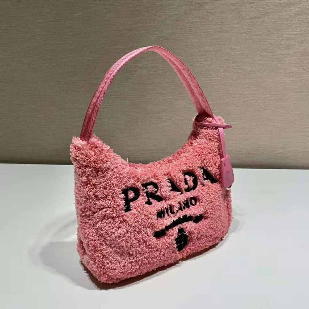 Prada Women Re-Edition 2000 Terry Mini-Bag-Pink