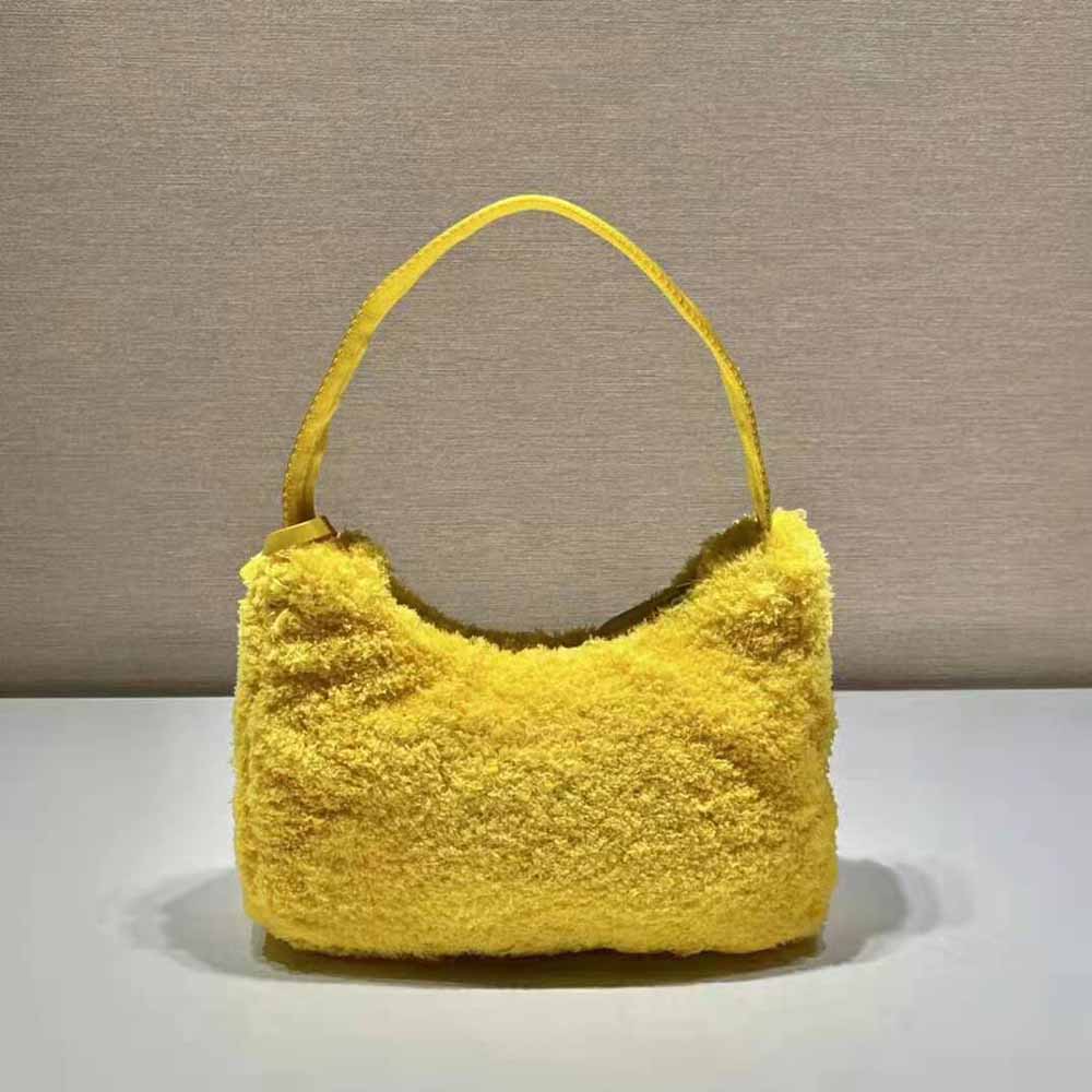 Prada Women Re-Edition 2000 Terry Mini-Bag-Yellow