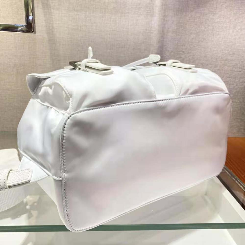 Prada Women Re-Nylon Medium Backpack-White