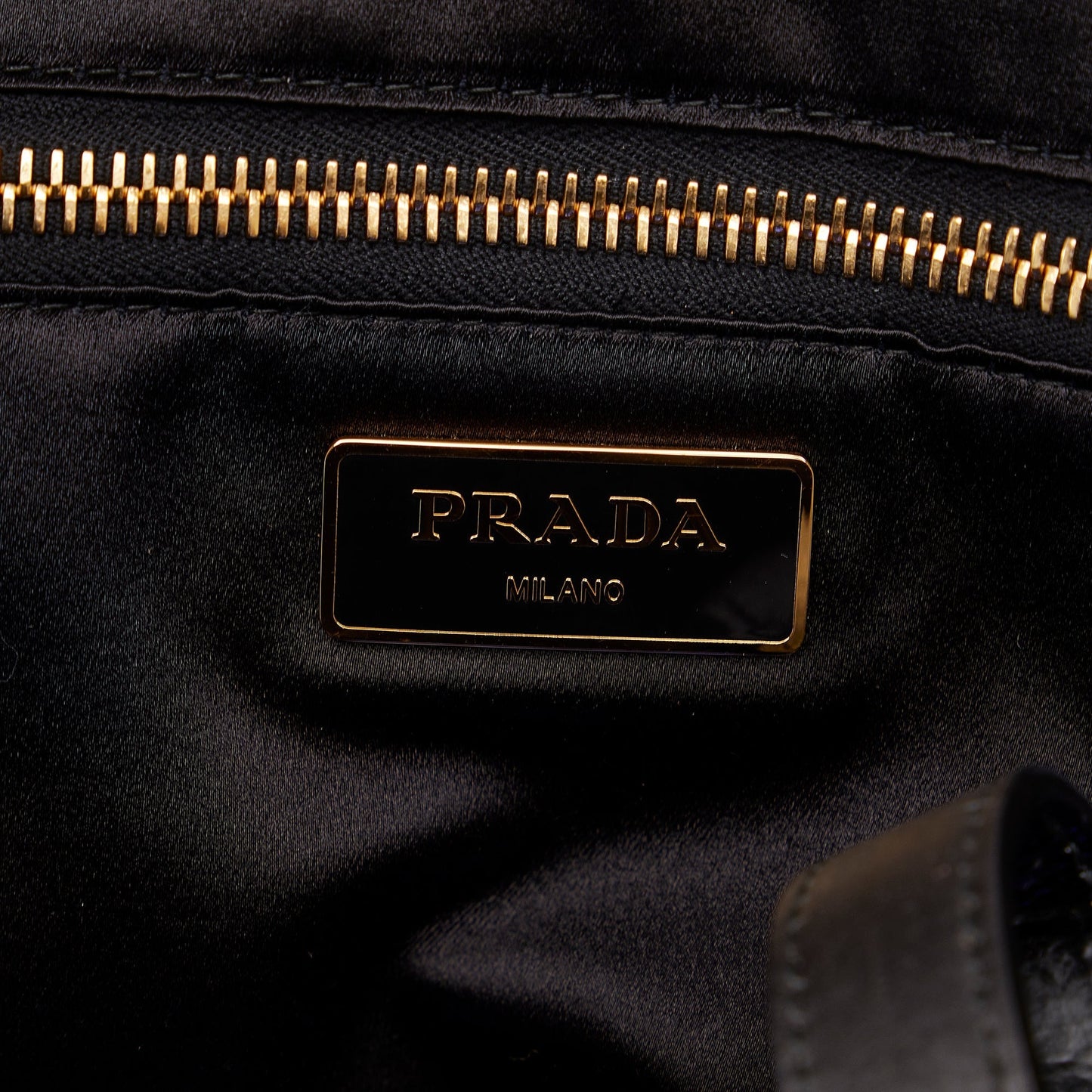 PRADA Sequined Satin Tote Tote Bag