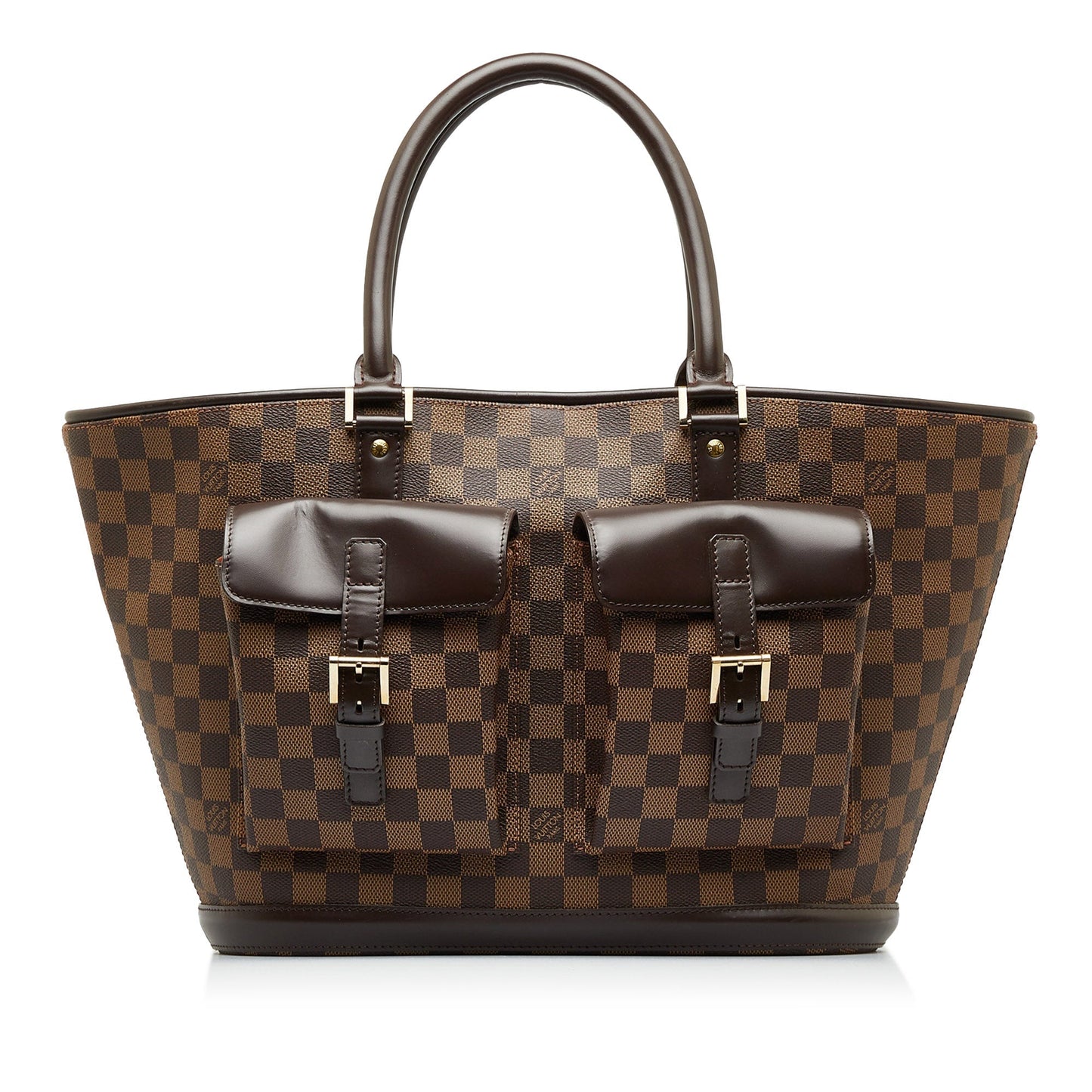 Brown Louis Vuitton Damier Ebene Manosque GM Tote Bag