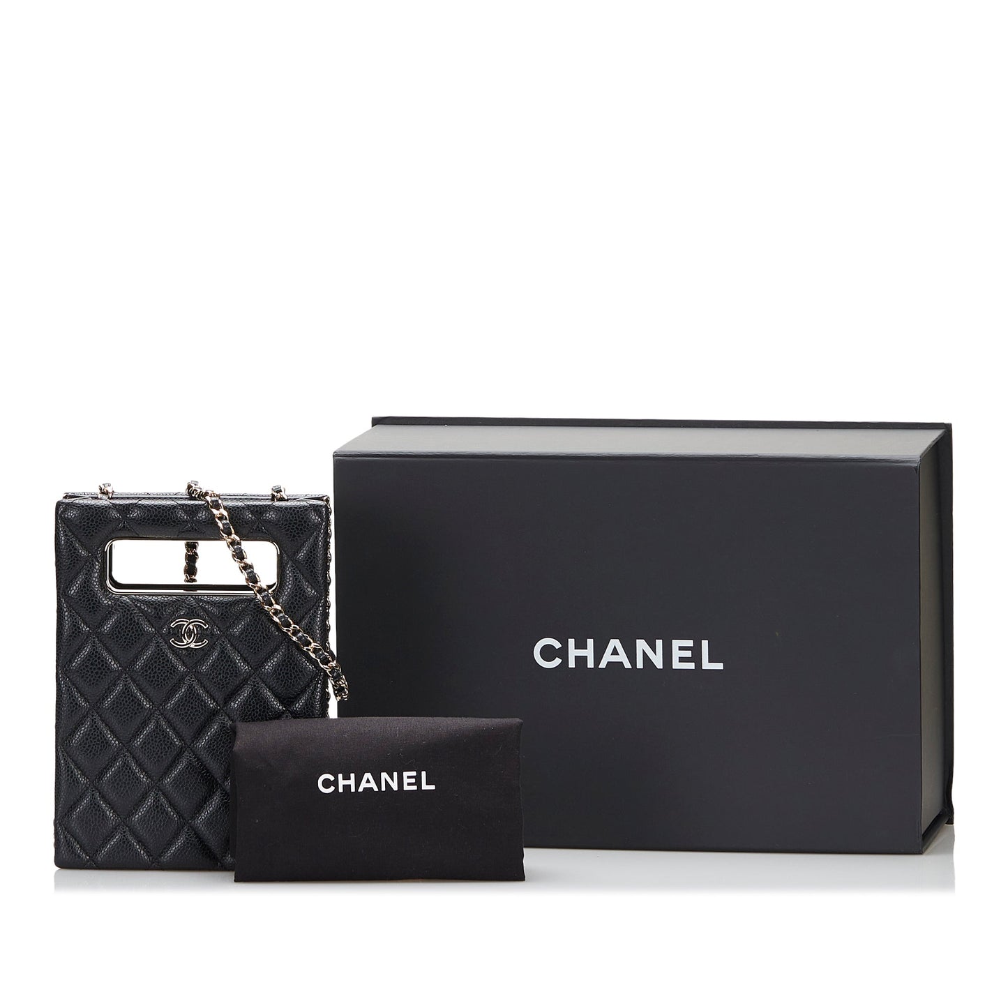 CHANEL Quilted Evening Bag