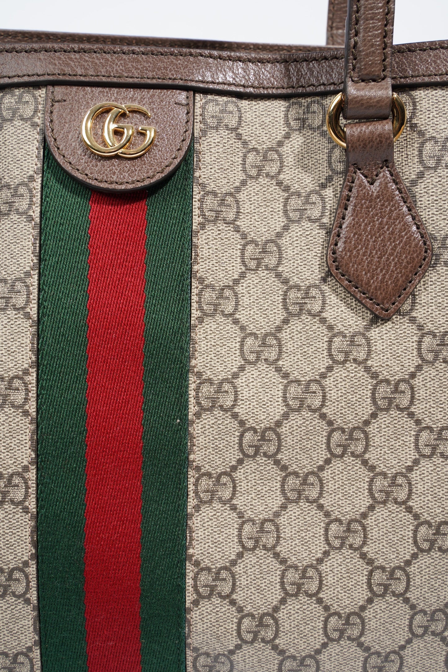 Gucci Ophidia Tote Supreme Coated Canvas Medium