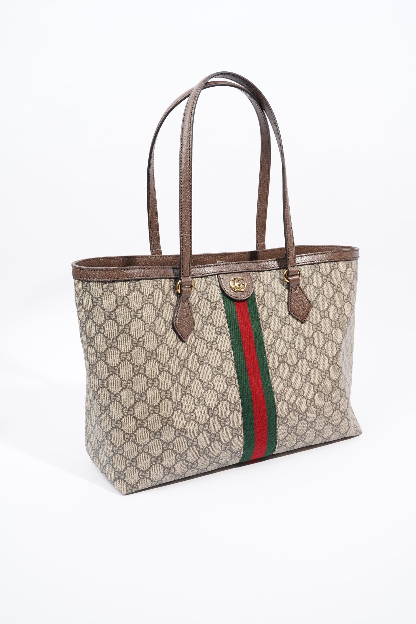 Gucci Ophidia Tote Supreme Coated Canvas Medium