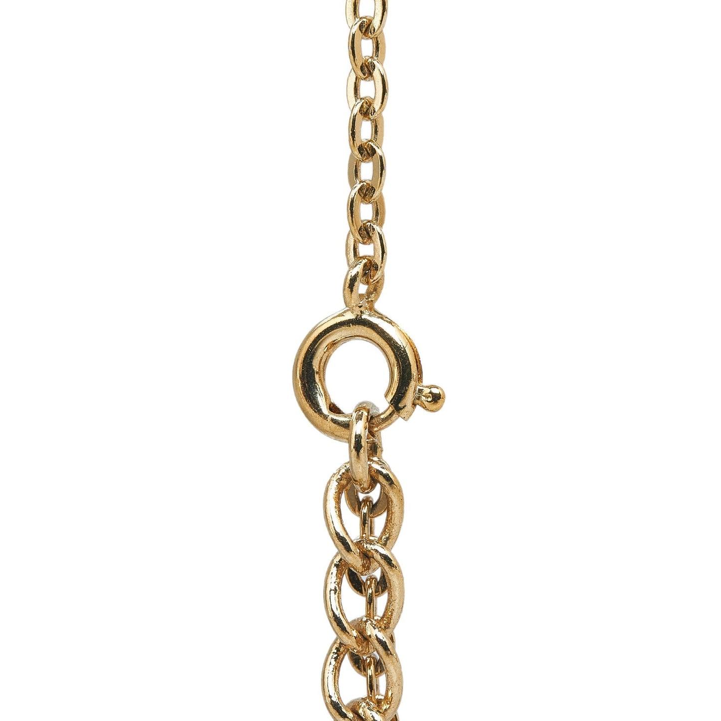 DIOR Gold-Tone Pendant Necklace Costume Necklace