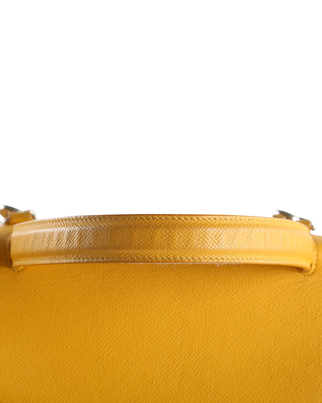 Celine Yellow Leather Nano Belt Crossbody Bag