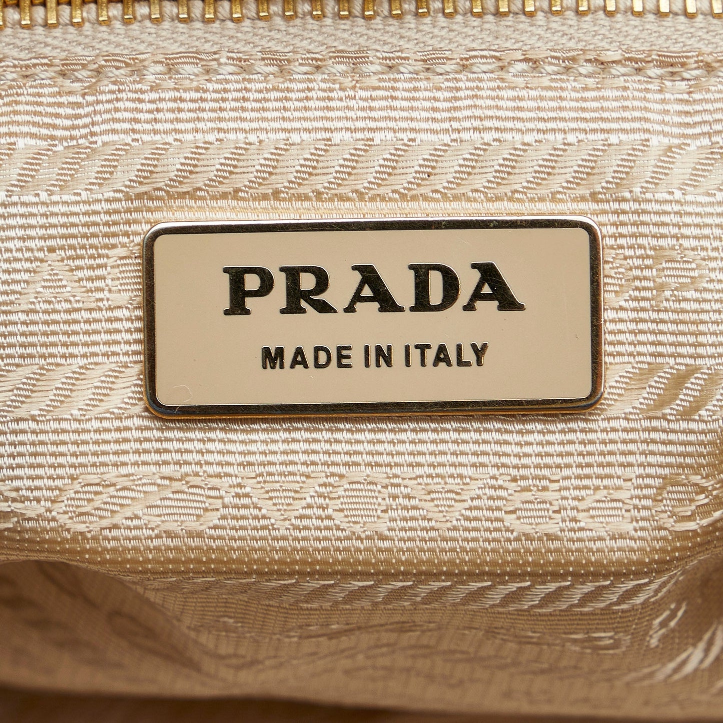 PRADA Canapa Shoulder Bag