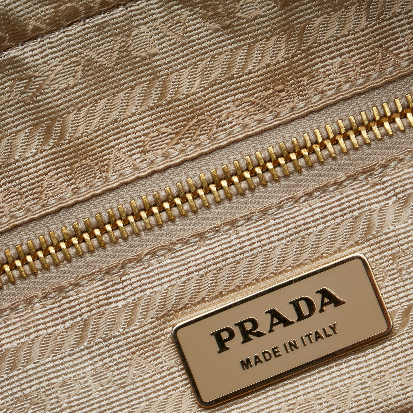 PRADA Canapa Shoulder Bag