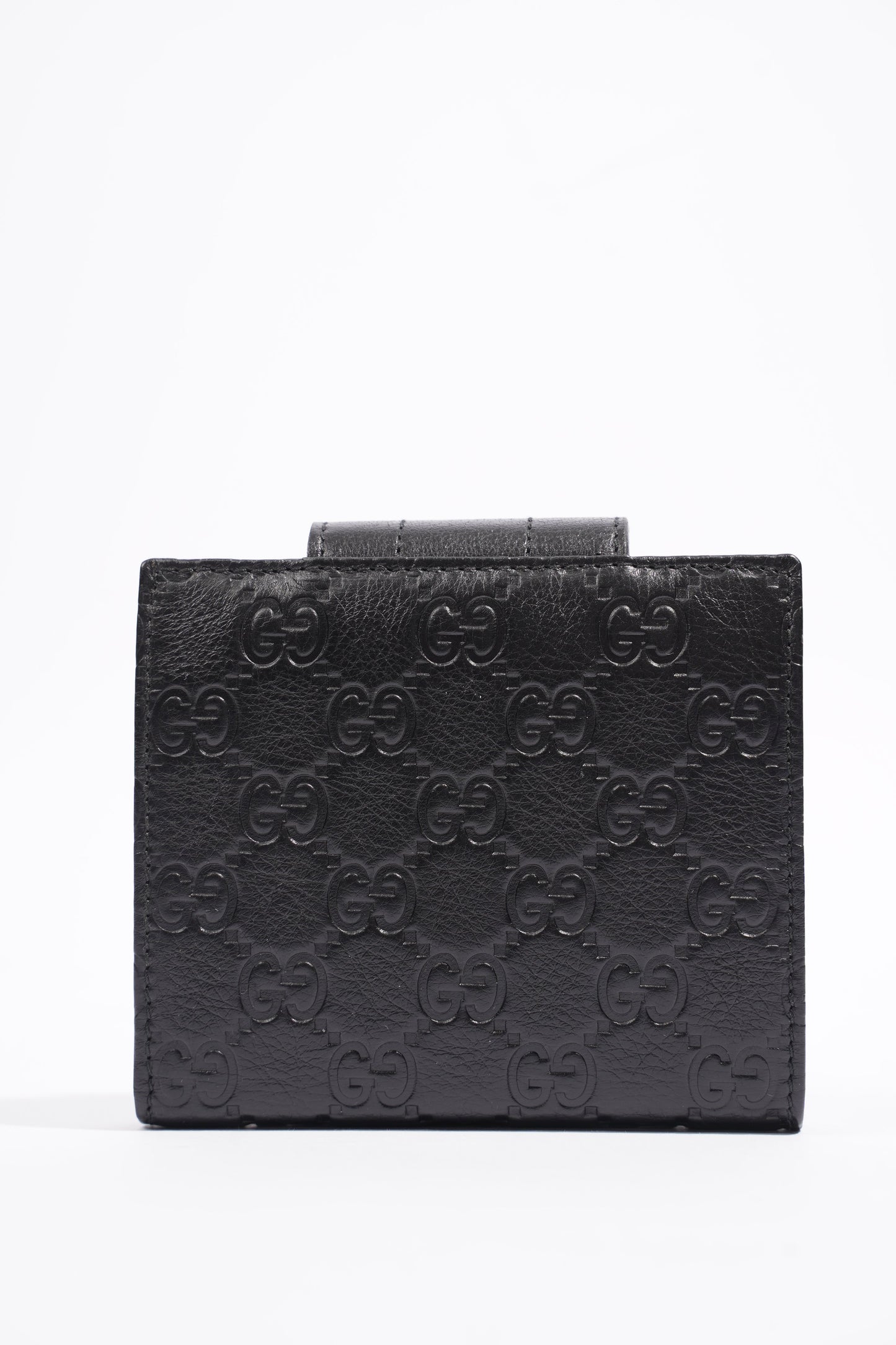 Gucci Bifold Wallet Black GG Supreme Leather