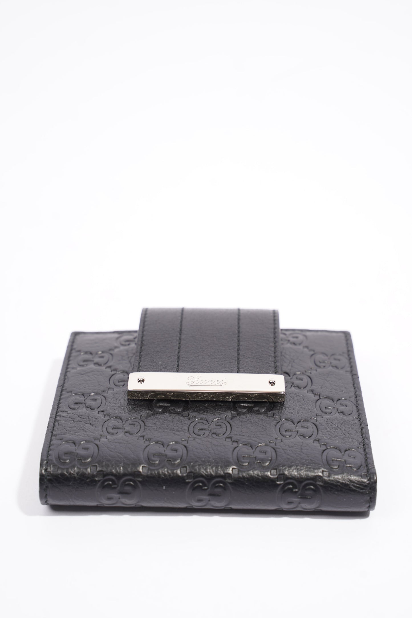 Gucci Bifold Wallet Black GG Supreme Leather