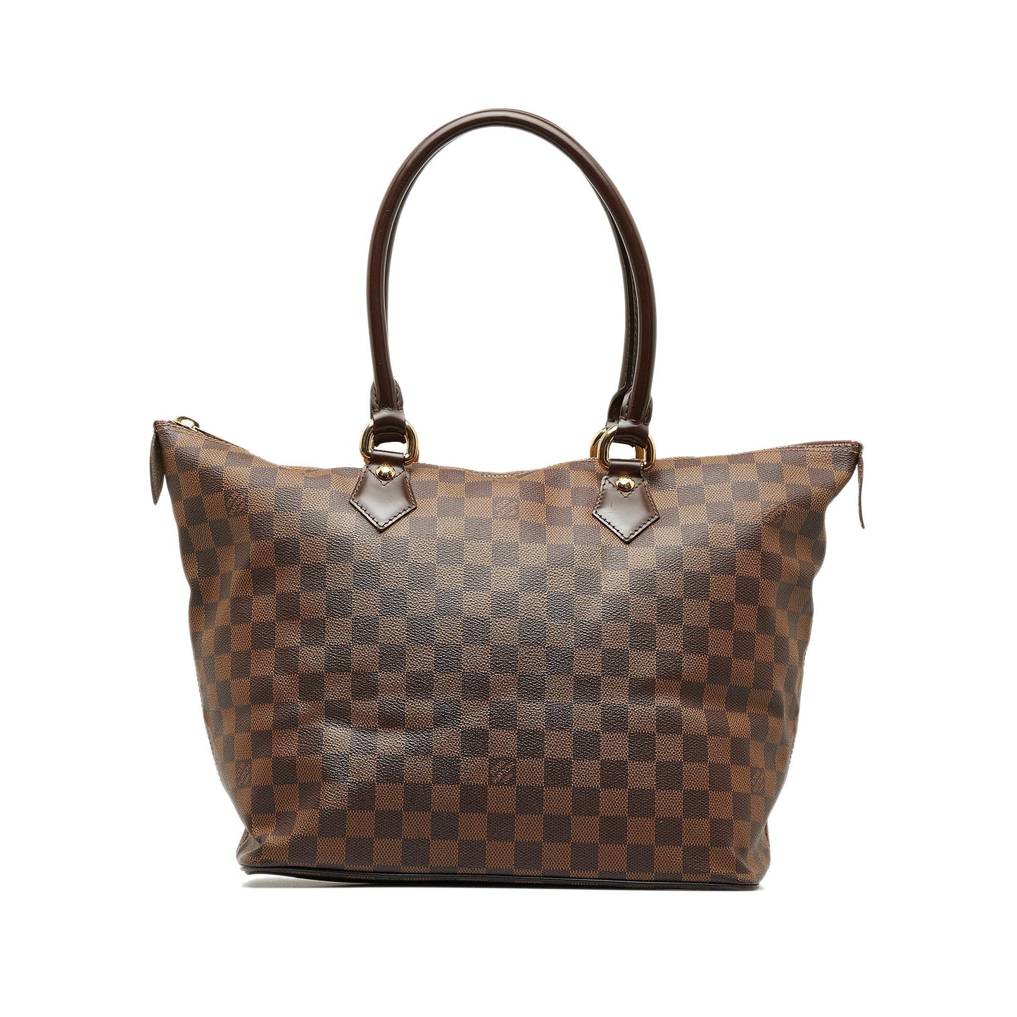 Brown Louis Vuitton Damier Ebene Saleya MM Tote Bag