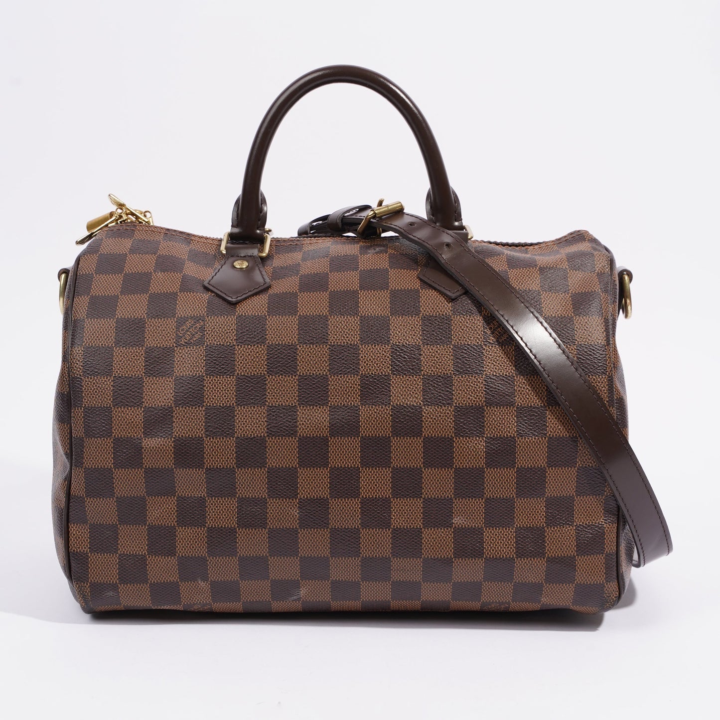 Louis Vuitton Speedy Bandouliere Damier Ebene Coated Canvas 30cm