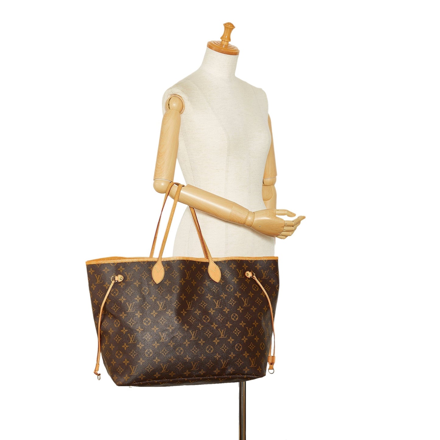 Brown Louis Vuitton Monogram Neverfull GM Tote Bag