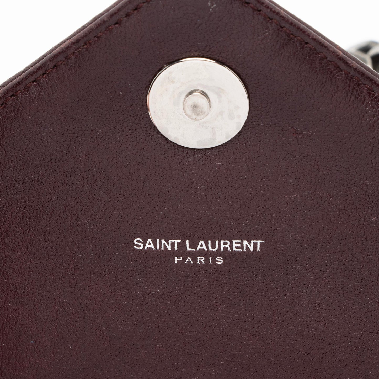 Saint Laurent Matelasse Calfskin Monogram College Medium Shoulder Bag (SHF-yq7Kyh)