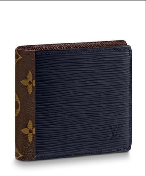 Louis Vuitton Patchwork Multiple Wallet Epi Leather Blue