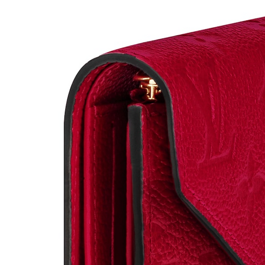 Louis Vuitton Zoé Wallet Monogram Empreinte Scarlet