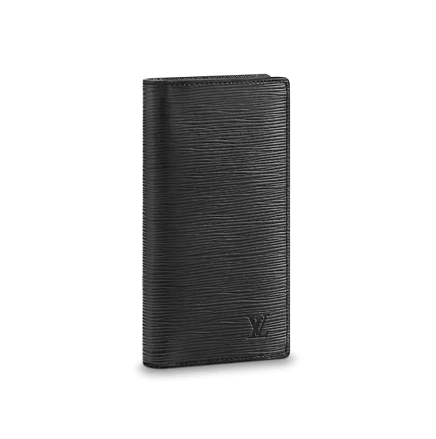 Louis Vuitton Brazza Wallet Epi Leather Noir