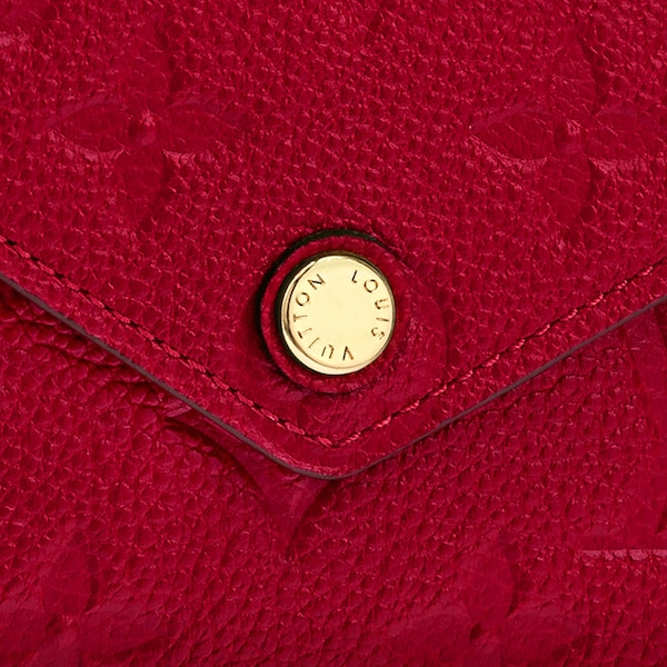 Louis Vuitton Zoé Wallet Monogram Empreinte Scarlet