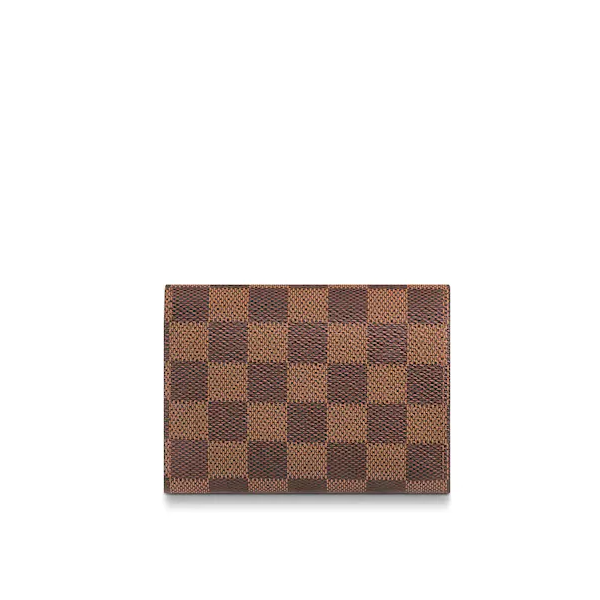 Louis Vuitton Victorine Wallet Damier Ebene Cerise Red