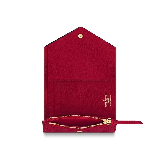 Louis Vuitton Zoé Wallet Monogram Empreinte Scarlet