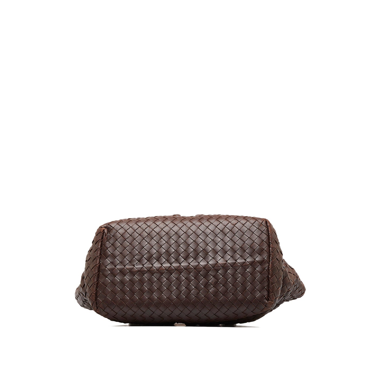 Brown Bottega Veneta Intrecciato Marquise Flower Tote