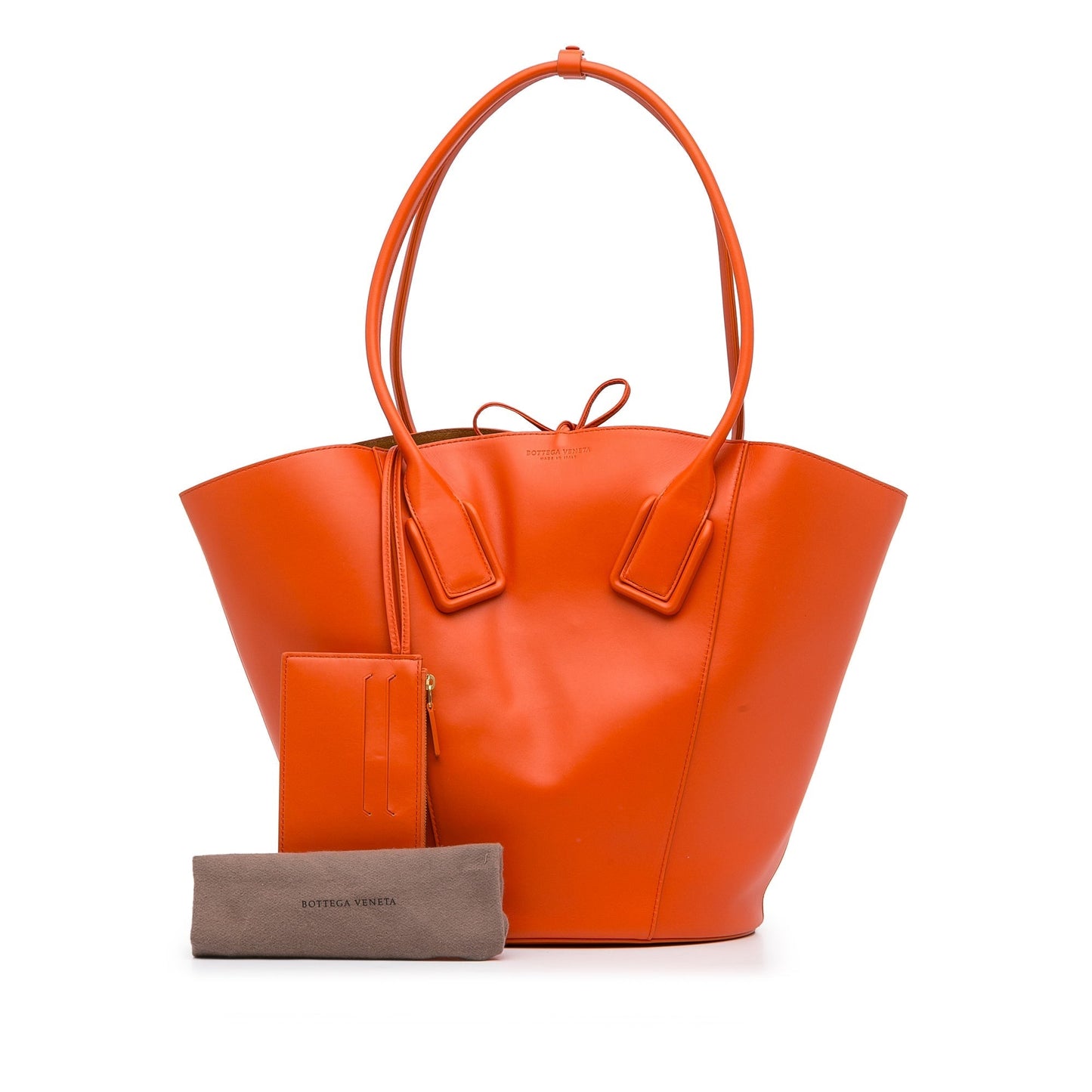 Orange Bottega Veneta Basket Tote