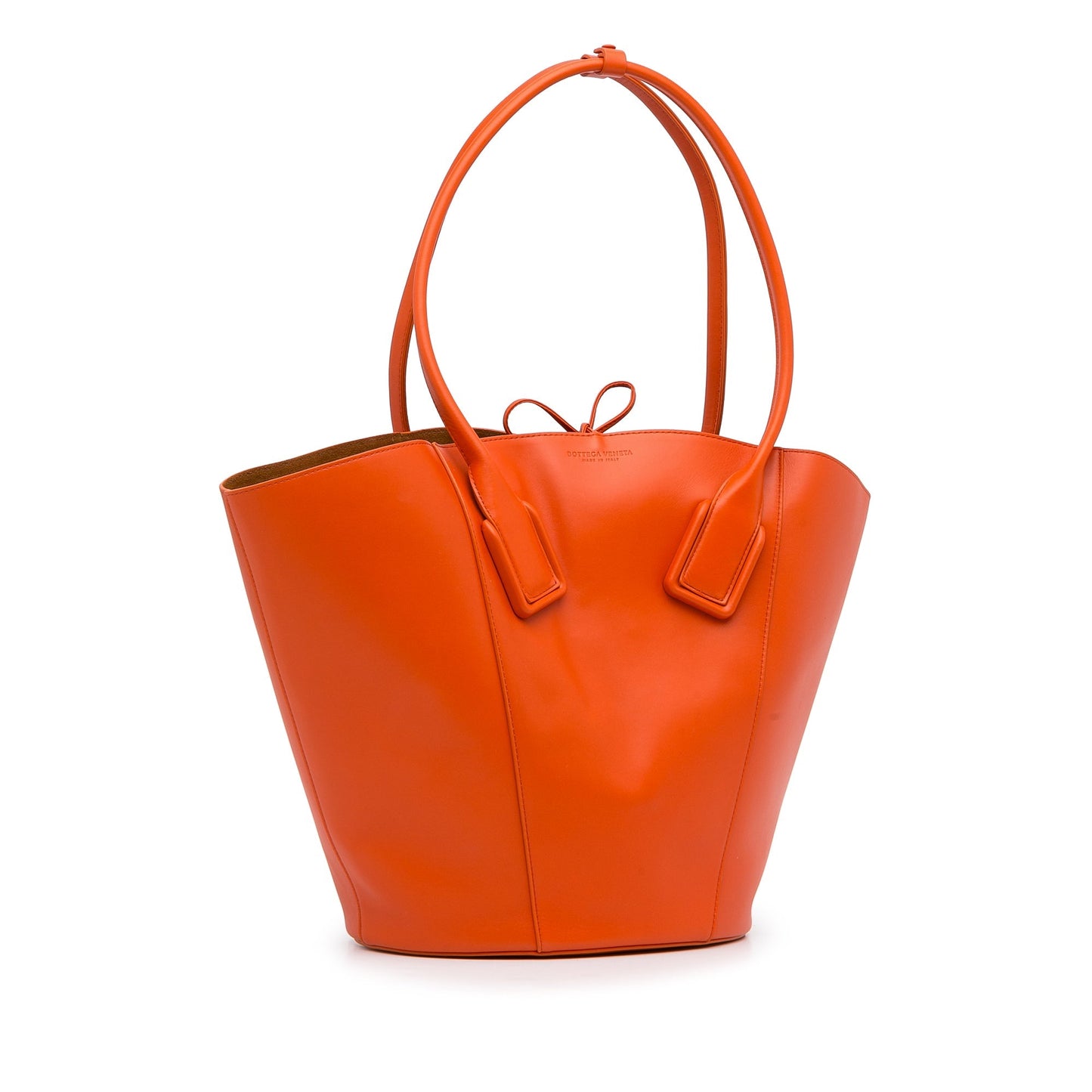 Orange Bottega Veneta Basket Tote