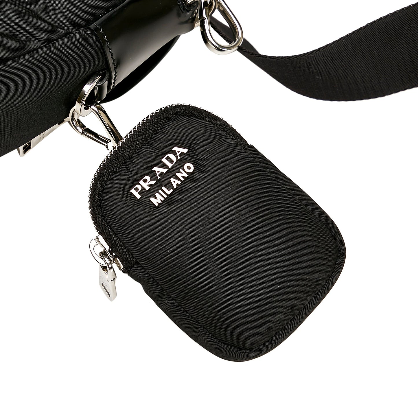 PRADA Re-Nylon & Spazzolato Pocket Crossbody Crossbody Bag