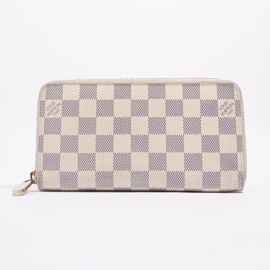 Louis Vuitton Zippy Wallet Damier Azur Canvas