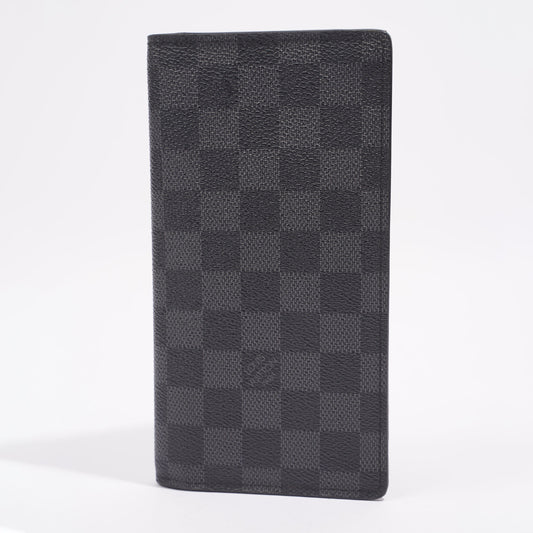 Louis Vuitton Brazza Wallet Damier Graphite Canvas