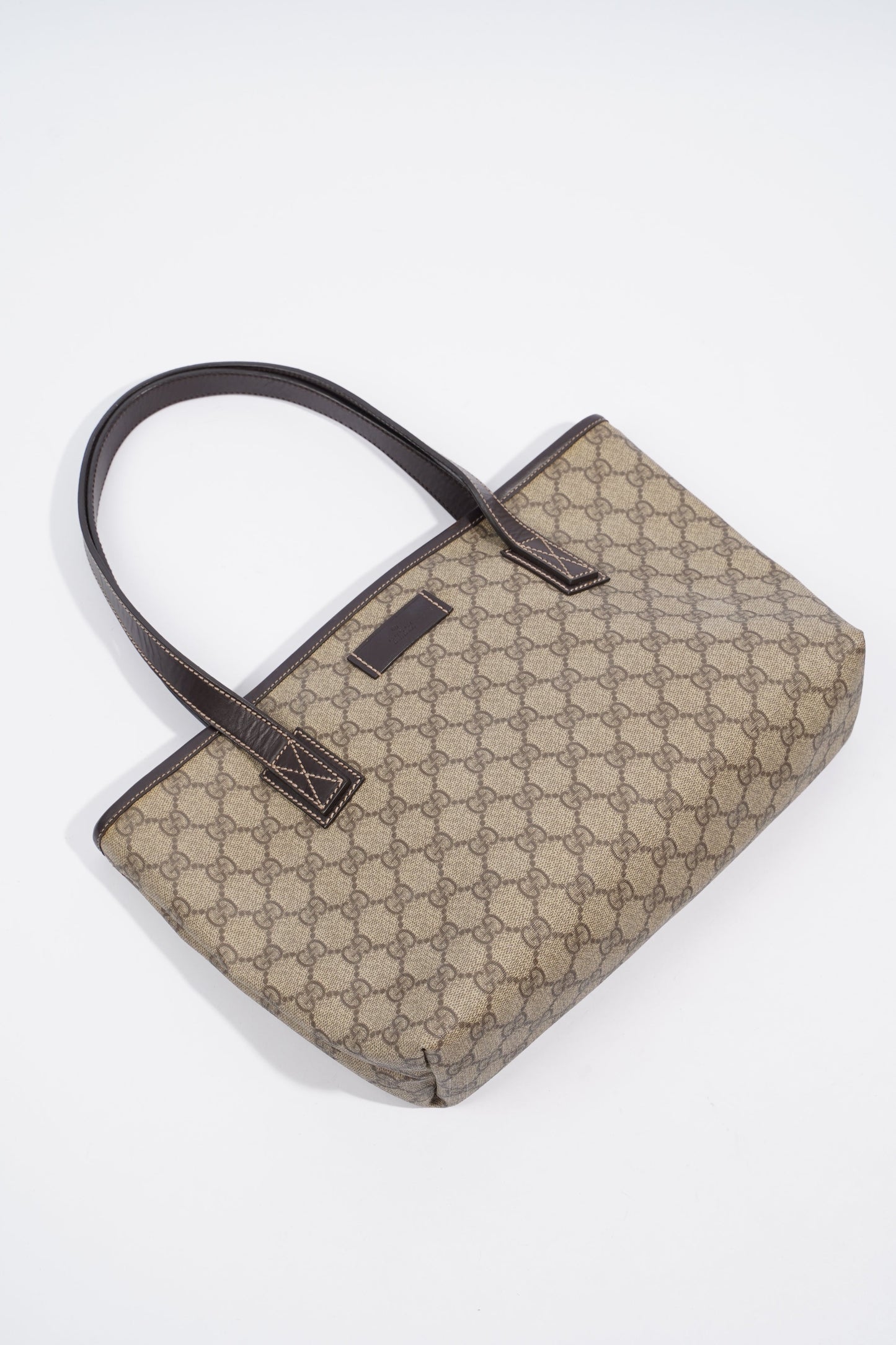 Gucci Zipped Mini Tote Supreme Print / Brown Canvas