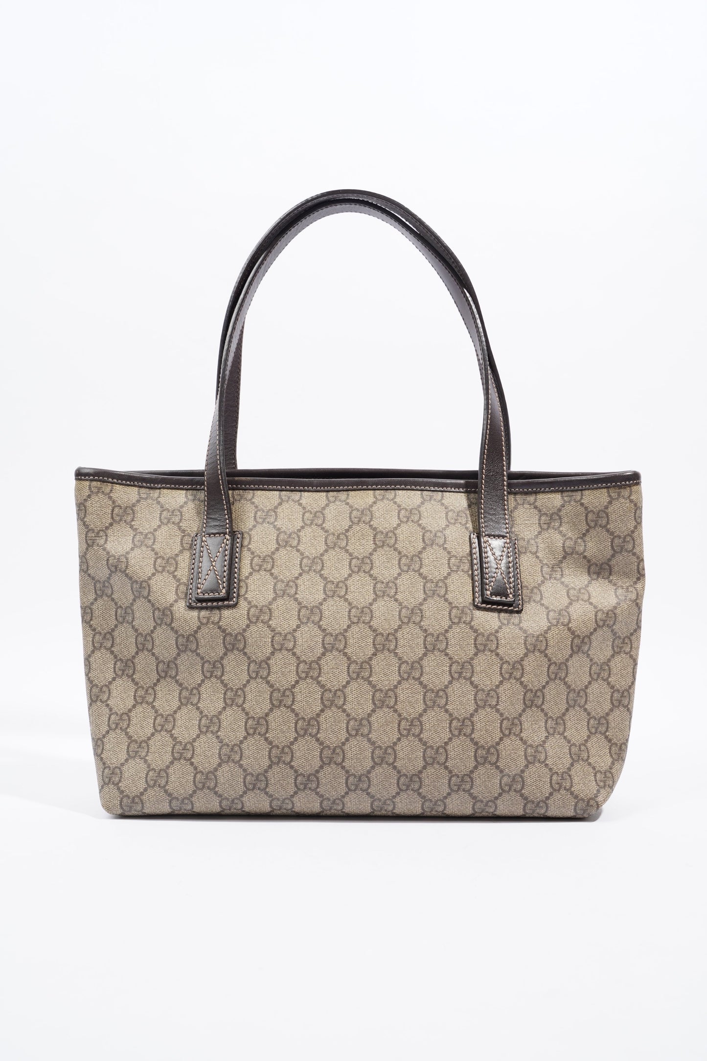 Gucci Zipped Mini Tote Supreme Print / Brown Canvas