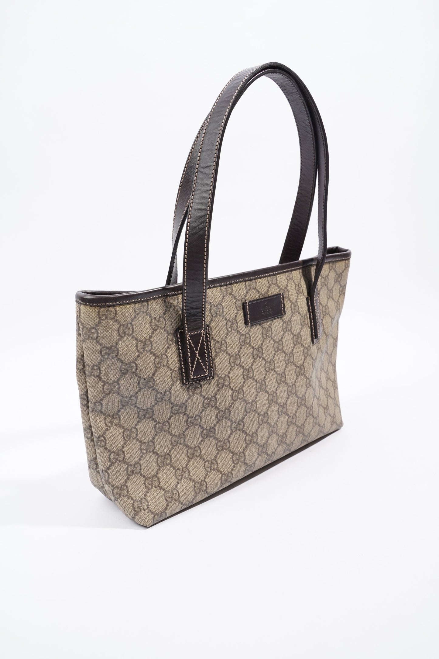 Gucci Zipped Mini Tote Supreme Print / Brown Canvas