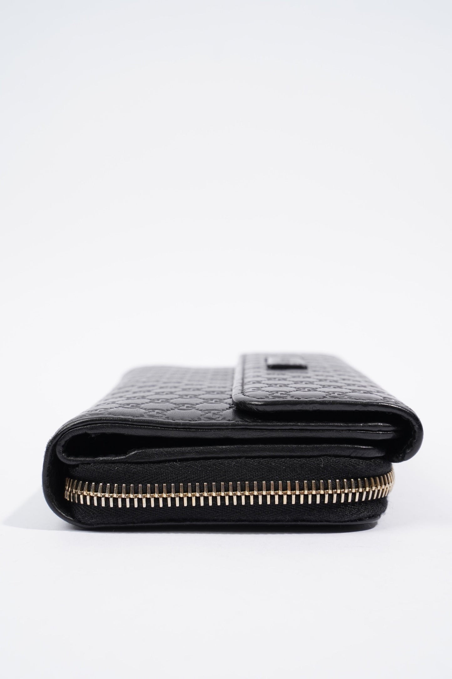 Gucci Guccissima Wallet Black Leather