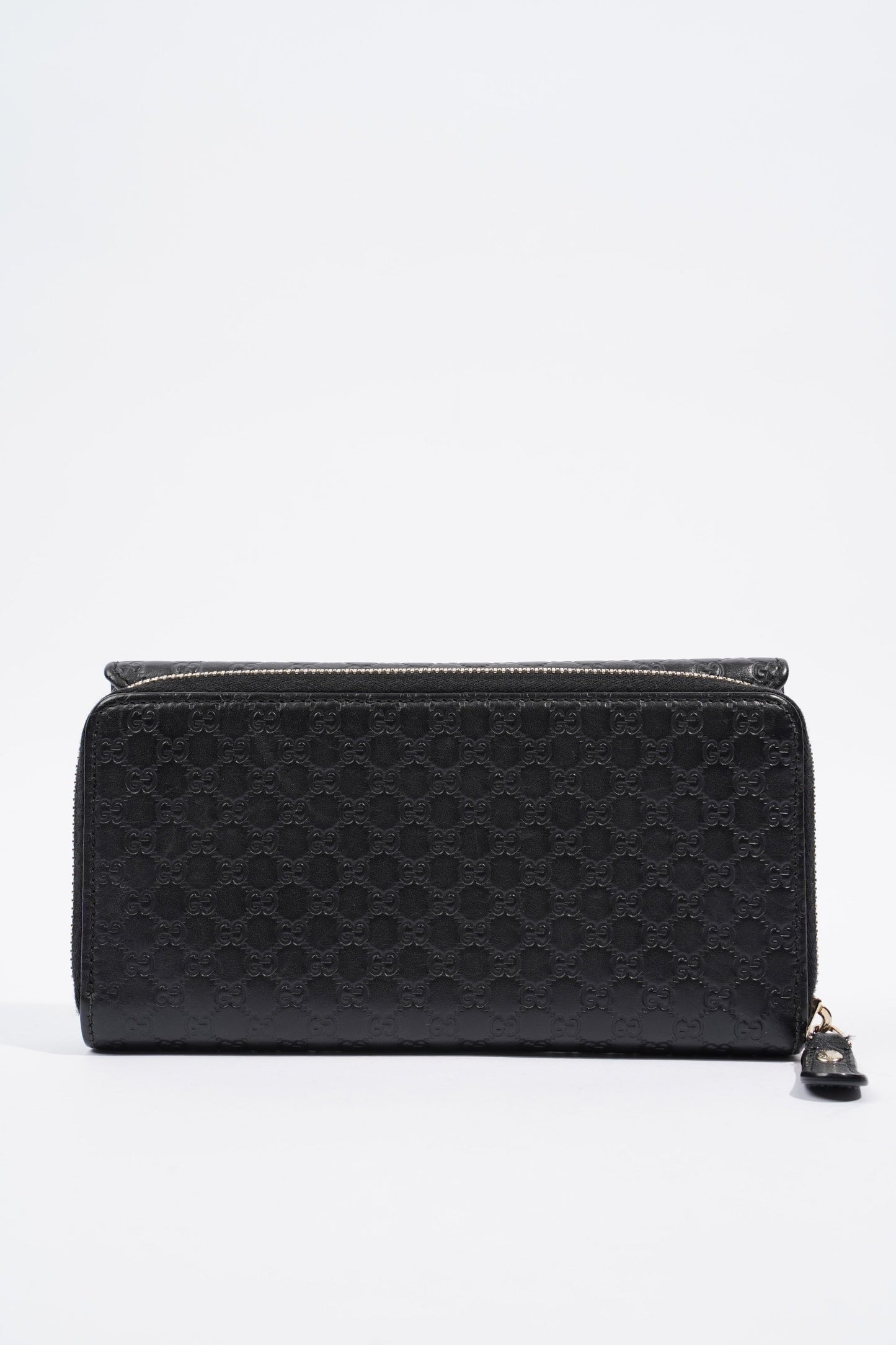 Gucci Guccissima Wallet Black Leather