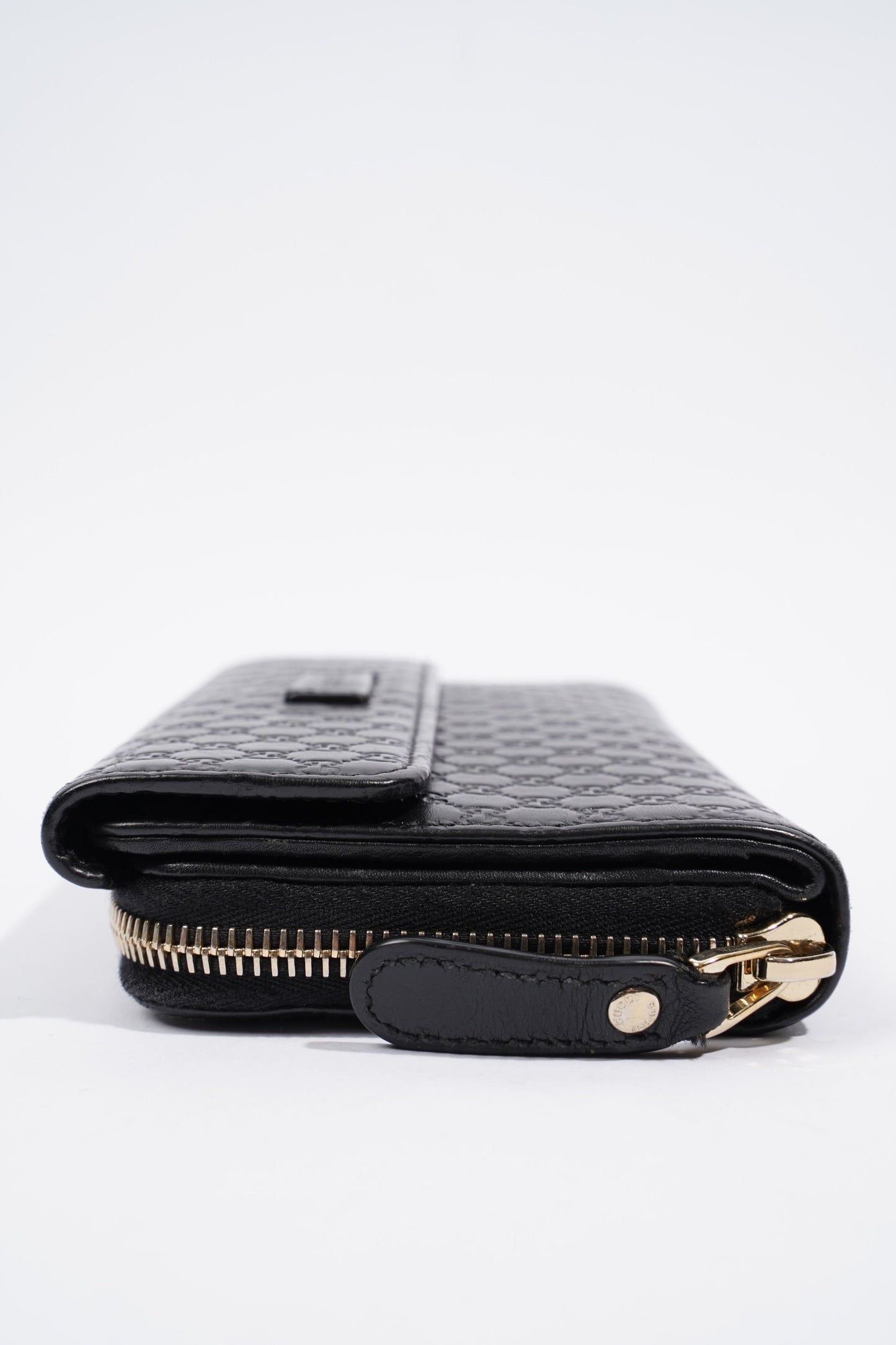 Gucci Guccissima Wallet Black Leather